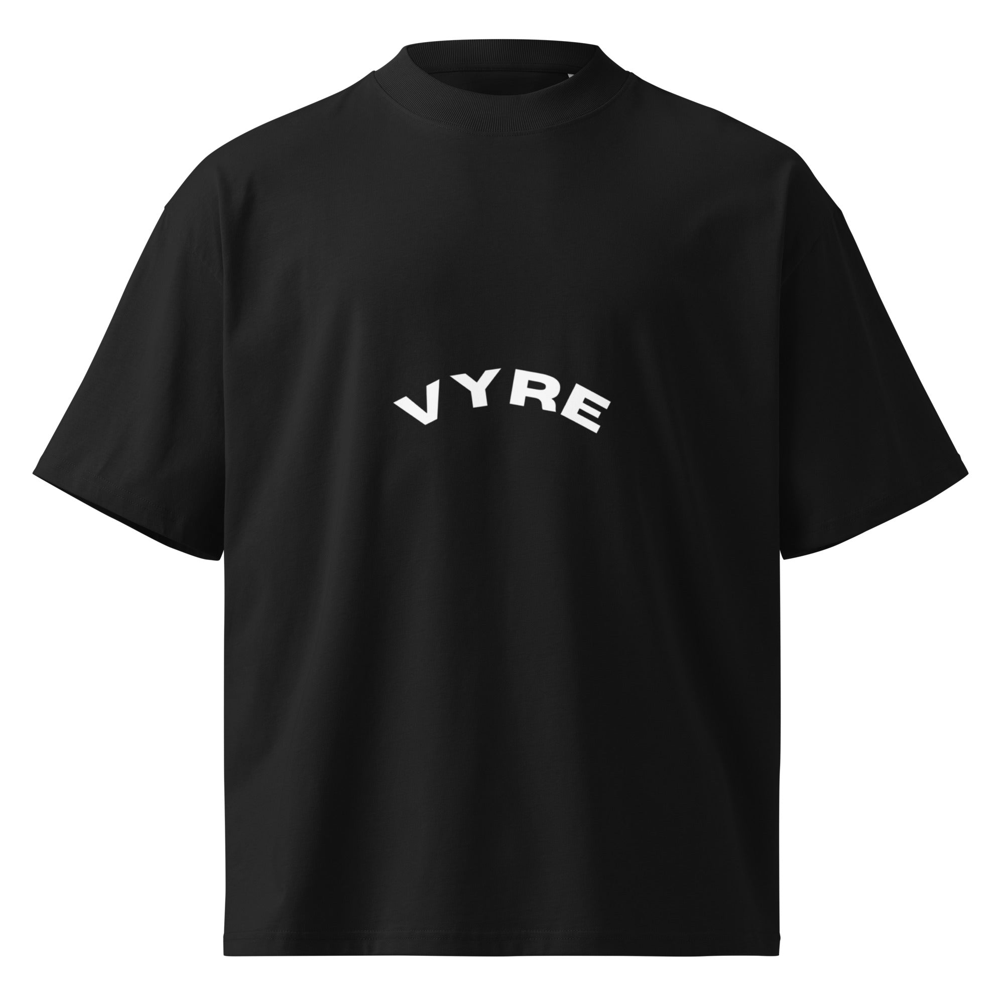 Oversized Unisex Bio-T-Shirt mit breitem Kragen